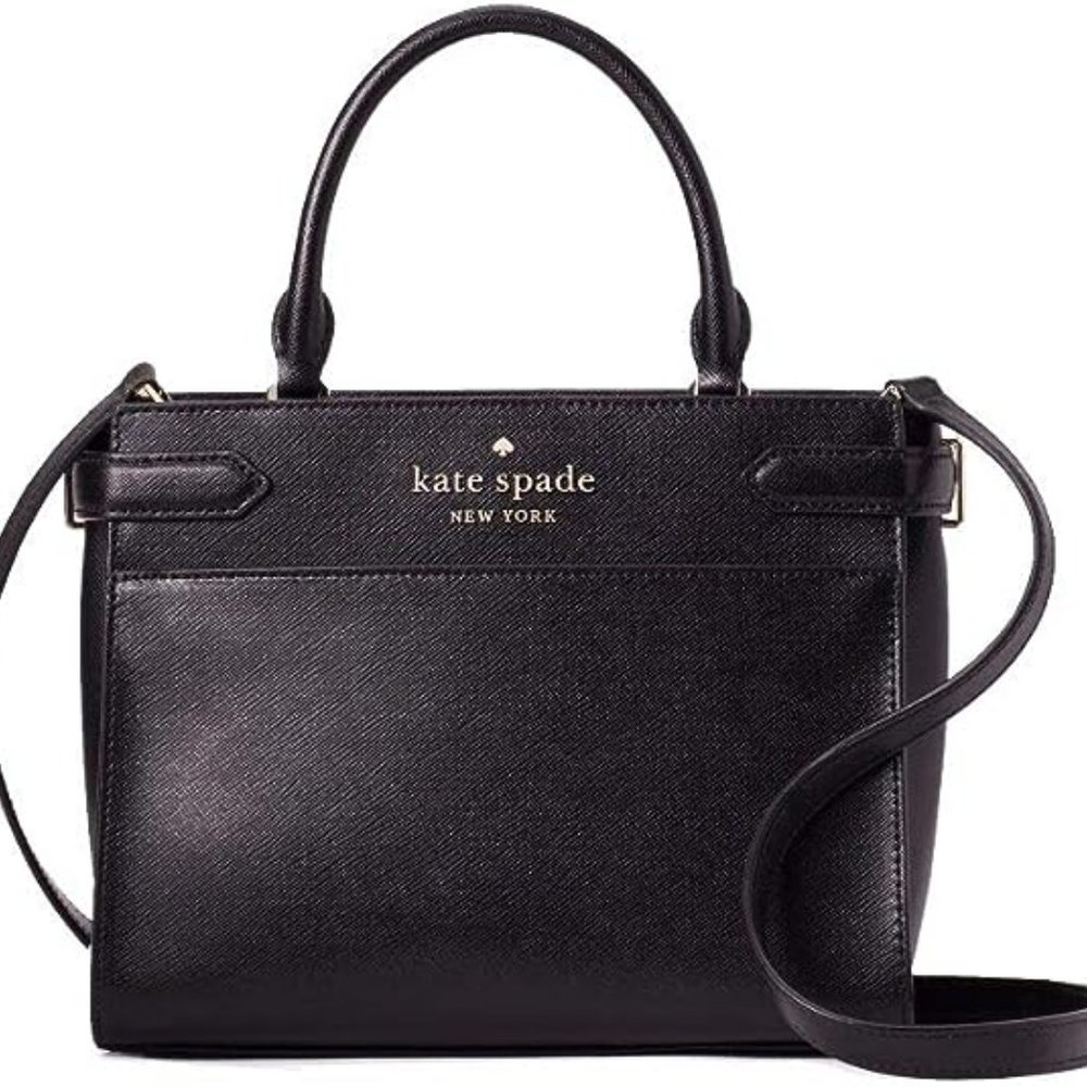 Kate Spade Imported Saffiano Leather with Gold Tone Hardware Crossbody